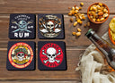 Estancia calaveras piratas vintage