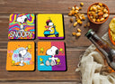 Estancia ilustraciones coloridas snoopy