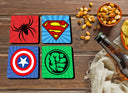 Estancia simbolos marvel spiderman hulk superman capitan america